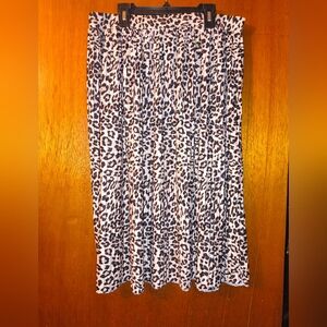 H&M Cheetah Animal Print Skirt